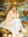 bañista sentado Pierre Auguste Renoir